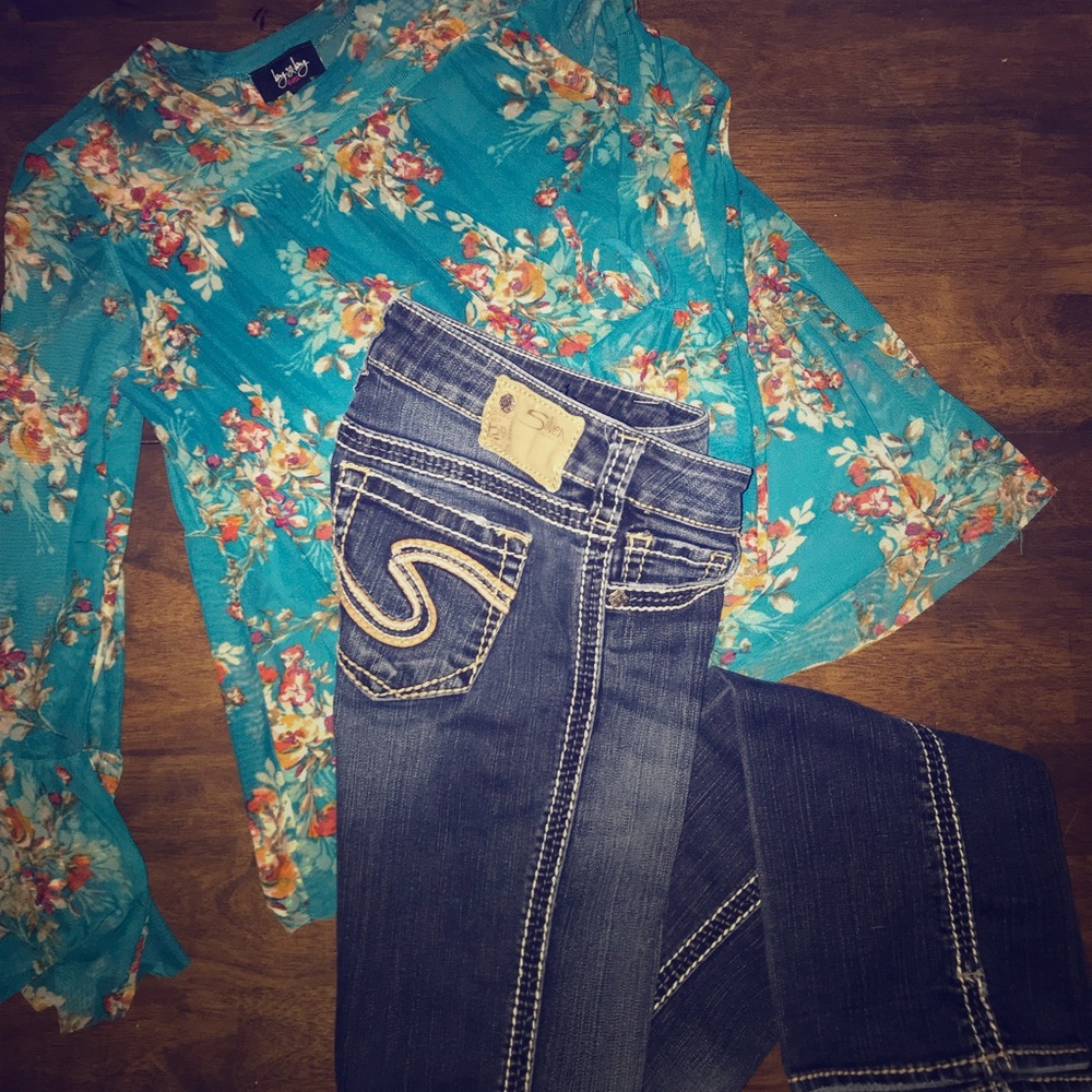 Silver Jeans, W25/L35. normal wear